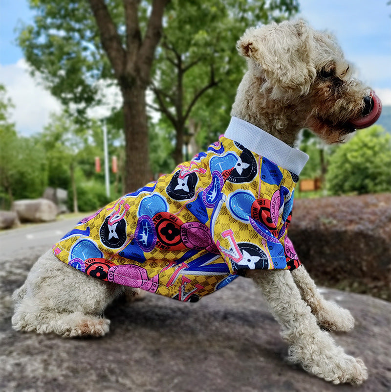 pet clothes letter pet Hoodie