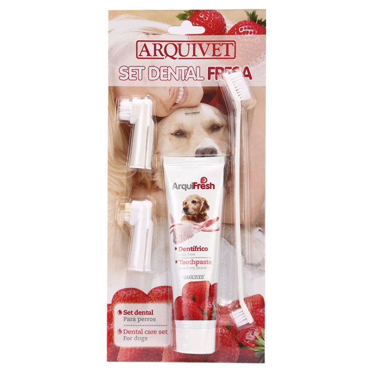 Pet toothbrush kit