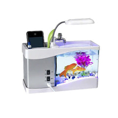 A designed integrated desktop aquarium