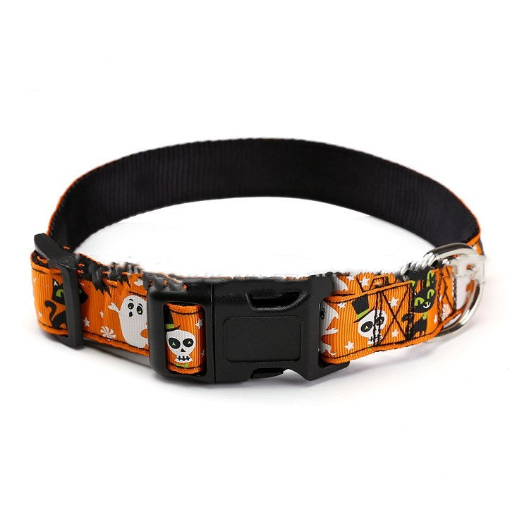 Halloween pet collar