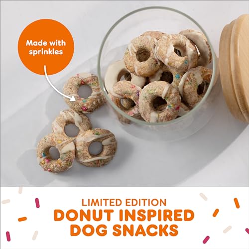 Milk-Bone Limited Edition Dunkin' Vanilla Glaze Flavor Biscuit Dog Treats, 8 Ounce