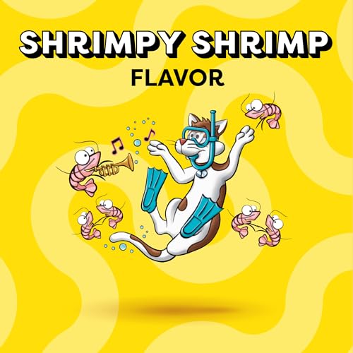 Temptations Classic Crunchy and Soft Cat Treats Shrimpy Shrimp Flavor, 6.3 oz. Pouch