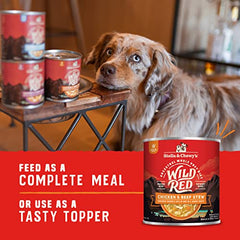 Stella & Chewy's Wild Red Wet Dog Food Variety Pack Stews High Protein Recipes, 10 Ounce (Pack of 3)