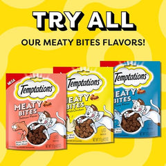 Temptations Meaty Bites Soft and Savory Cat Treats Tuna Flavor, 4.12 oz. Pouch