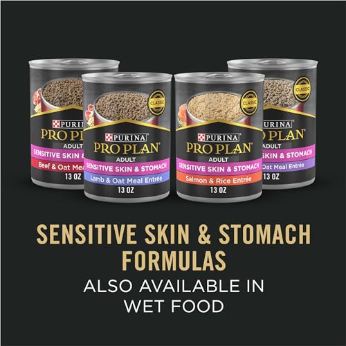 Purina Pro Plan Sensitive Skin and Stomach Dog Food Salmon and Rice Formula - 4 lb. Bag