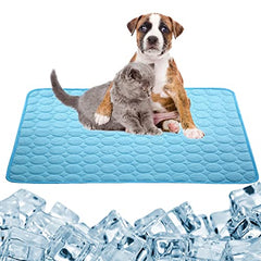 dgdgbaby Dog Cooling Mat Large Cooling Pad Summer Pet Bed for Dogs Cats Kennel Pad Breathable Pet Self Cooling Blanket Dog Crate Sleep Mat Machine Washable