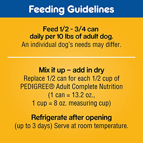 PEDIGREE CHOICE CUTS IN GRAVY Adult Canned Soft Wet Dog Food Variety Pack, with Beef and Country Stew, 13.2 oz. Cans (Pack of 12)