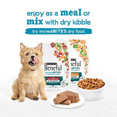 Beneful IncrediBites with Chicken and Natural Bacon Flavor and Porterhouse Steak Flavor Wet Dog Food Variety Pack - (Pack of 12) 3.5 oz. Cans