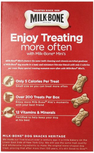 Milk-Bone Mini'S Dog Treats, 15-Ounce (Pack Of 6)