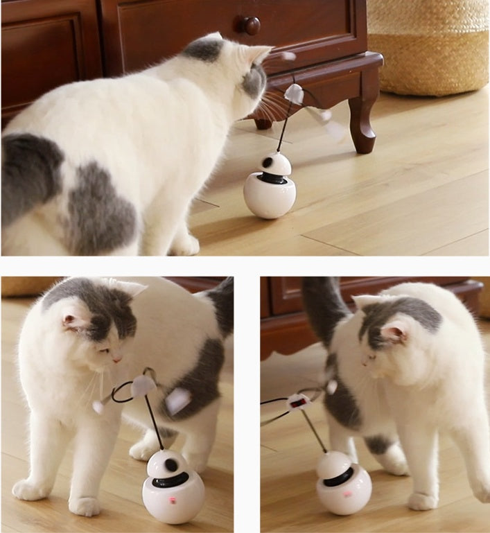 robot tumbler laser cat toy