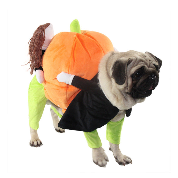 Halloween Pumpkin Dog Clothes