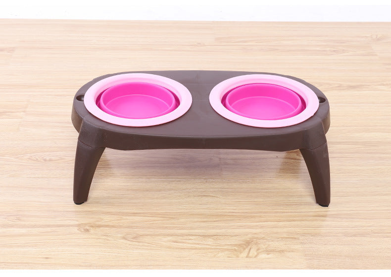 Folding pet bowl