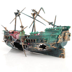 A shipwreck for an aquarium