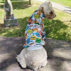 pet clothes letter pet Hoodie