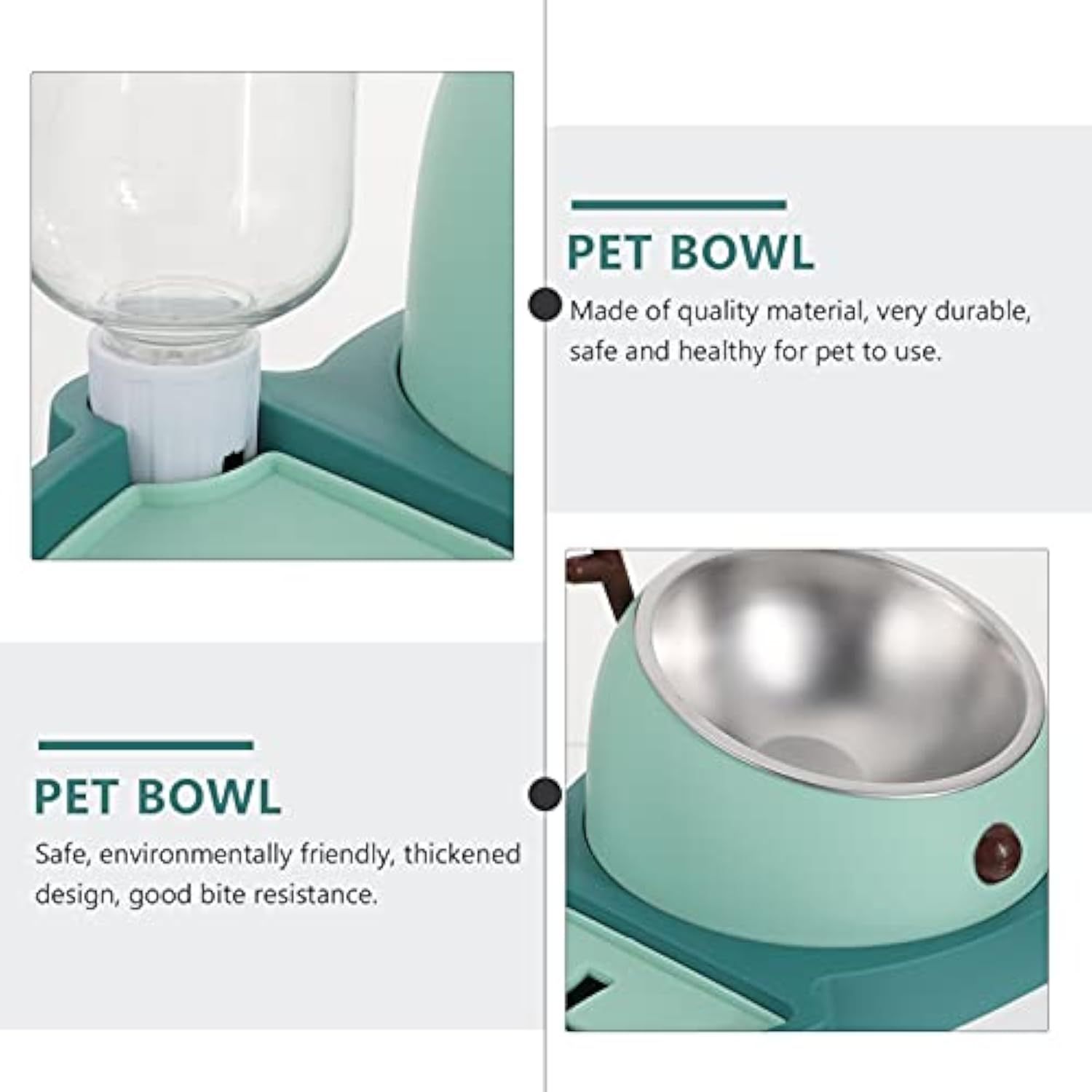 Pet food bowls