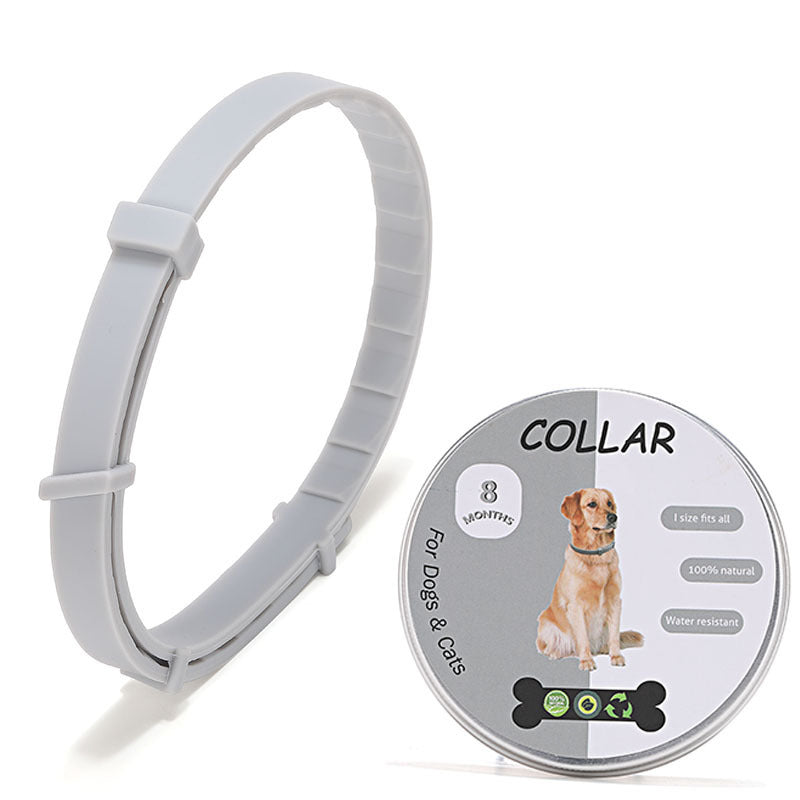 Collar for dogs and cats against ticks