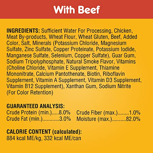 PEDIGREE CHOICE CUTS IN GRAVY Adult Canned Soft Wet Dog Food Variety Pack, with Beef and Country Stew, 13.2 oz. Cans (Pack of 12)