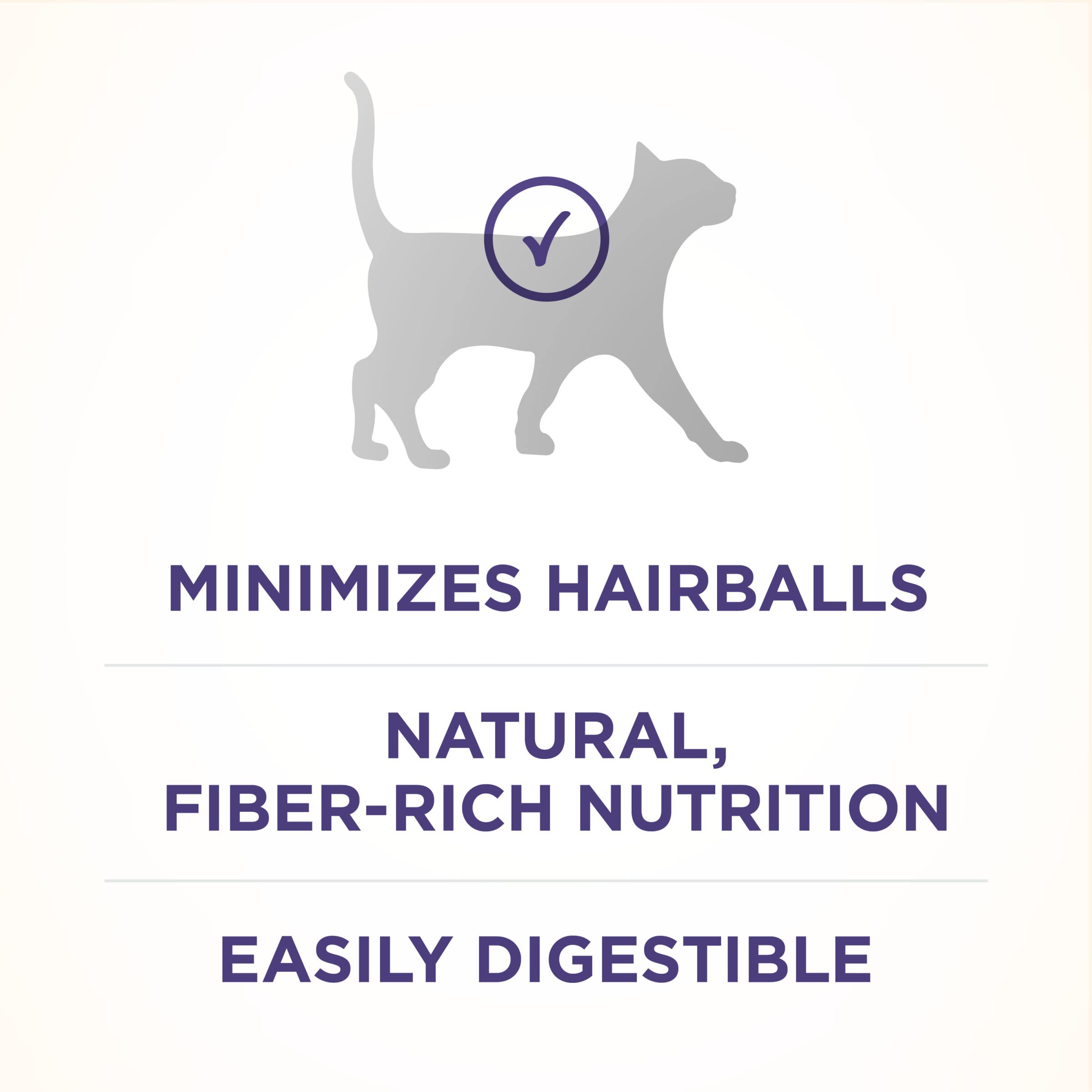 Purina ONE Natural Cat Food for Hairball Control, +PLUS Hairball Formula - 3.5 lb. Bag