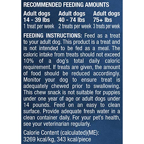 Purina Busy Bone Made in USA Facilities, Long Lasting Small/Medium Breed Adult Dog Chews, Peanut Butter Flavor - (Pack of 4) 6 Ct. Pouches