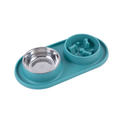 Food Utensils Silicone Pet Dog Bowl