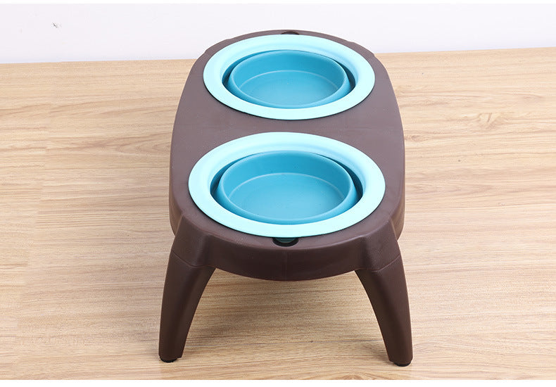 Folding pet bowl