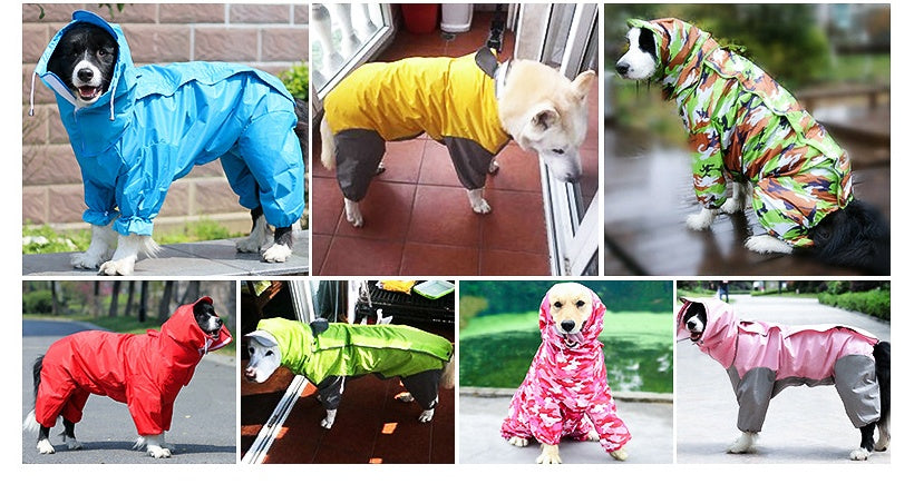 Dogs all-inclusive raincoat