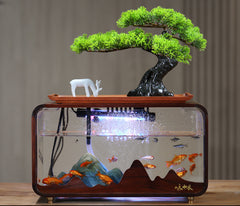 A designed desktop aquarium