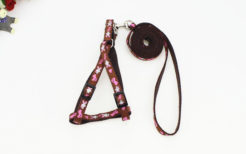 Printed patch pet leash