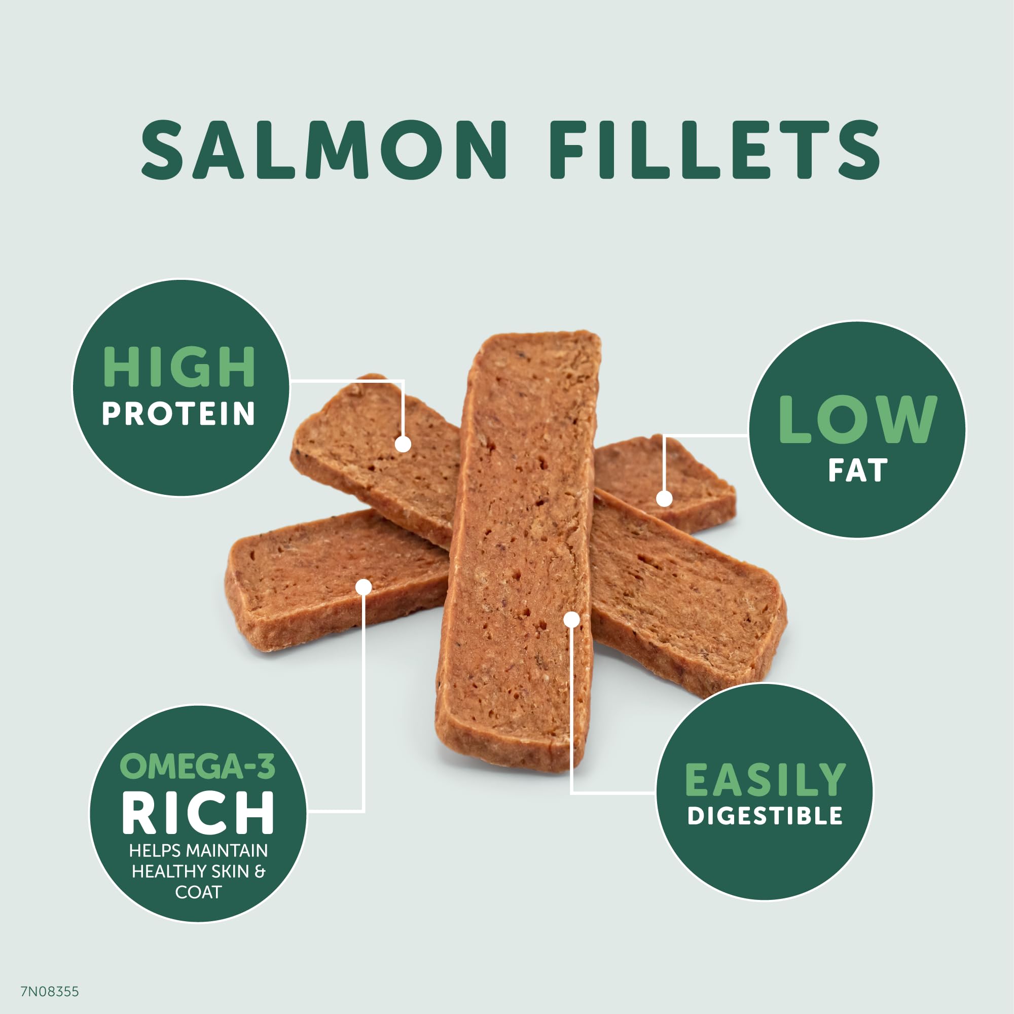 Healthfuls Salmon Fillet Dog Treats, 3.5oz