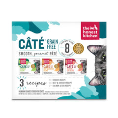 The Honest Kitchen Câté™ Grain Free Wet Cat Food Pâté Variety Pack - 2.8 oz (Pack of 8)