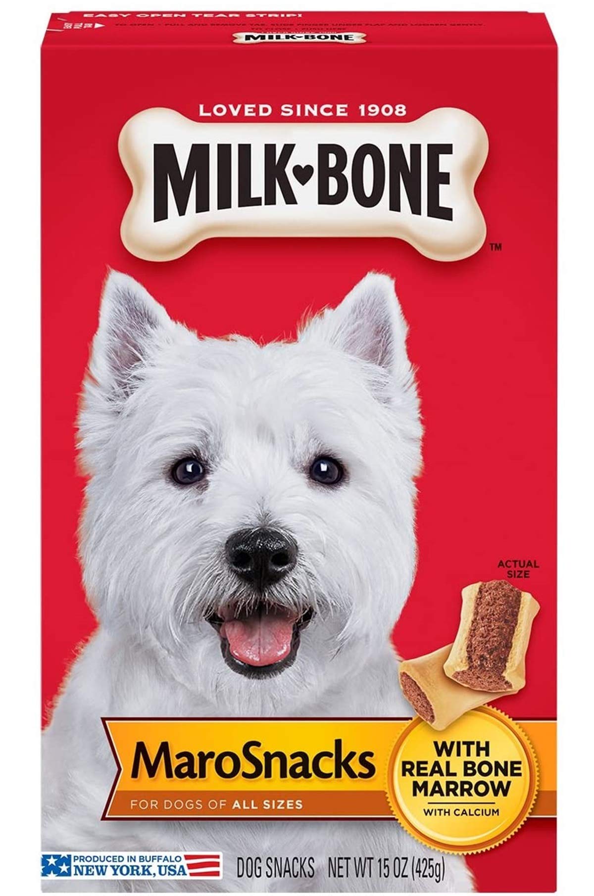 MilkBone MaroSnacks Dog Treats for Small Dogs 15 Ounces