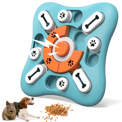 Interactive Dog Treat Puzzle Toys for IQ Training & Mental Stimulating,Fun Slow Feeder,Large Medium Small Dogs Enrichment Toys with Squeak Design