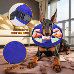 Dog Cone Collar for Dogs and Cats Inflatable Dog Donut Collar for After Surgery Recovery Soft Dog Cone for Small Medium Large Dogs Does not Impede Vision