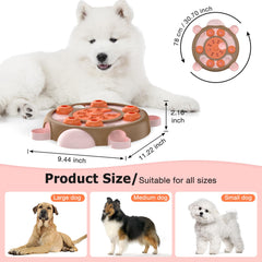 Dog Puzzle Toys, Interactive Dog Toys, Turtle Dog Enrichment Toys for Puppy Mentally Stimulating Treat Dispenser Dog Treat Puzzle Feeder for Small, Medium and & Large Dogs Treat Training