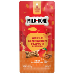 Milk-Bone Limited Edition Apple Cinnamon Flavor Biscuit Dog Treats, 8 Ounce