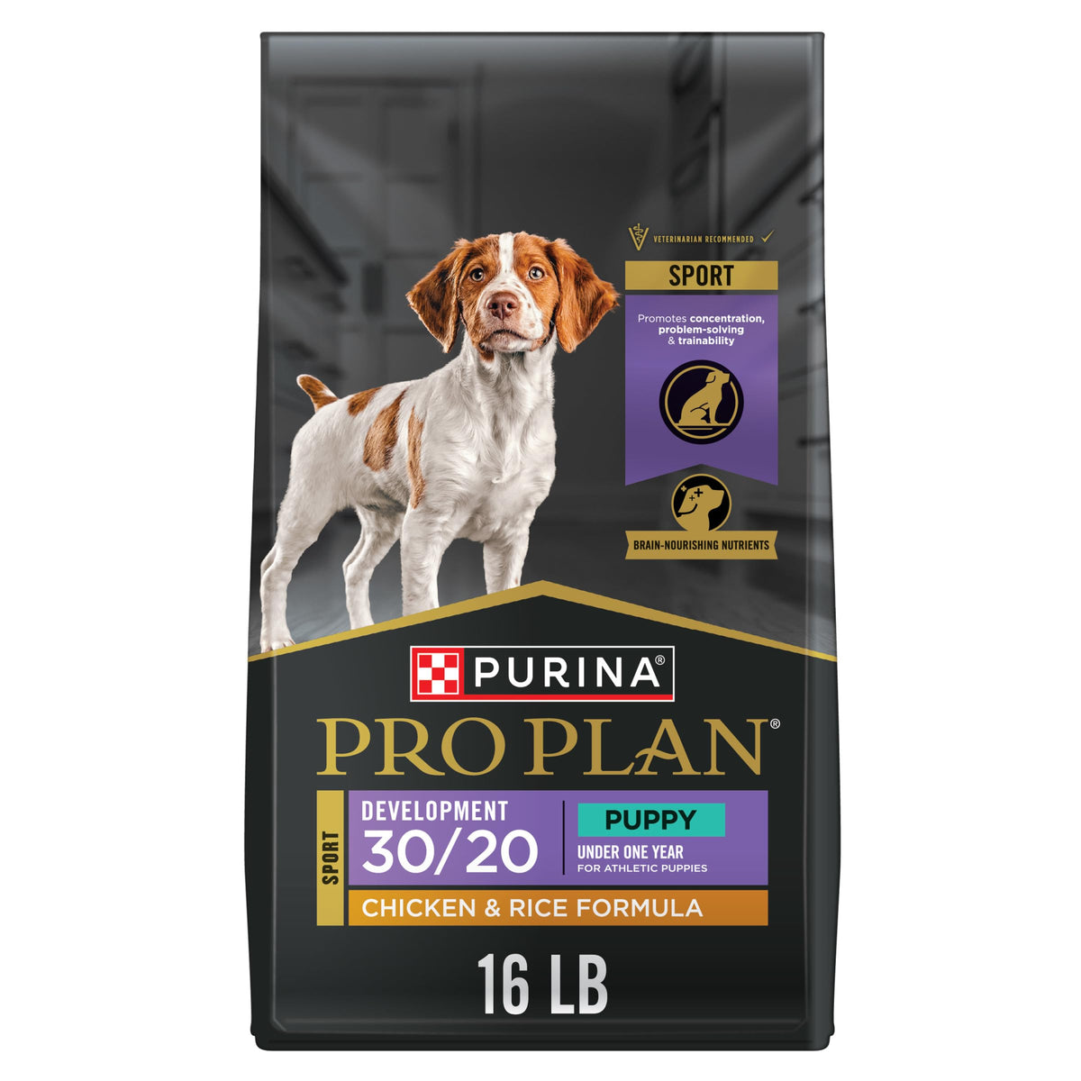 Purina Pro Plan Puppy Sport Development 30/20 Chicken and Rice High Protein Puppy Food - 16 lb. Bag