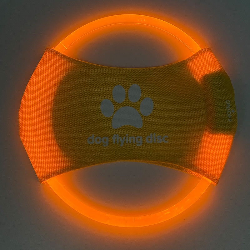 Dog Flying Discs Light Glowing