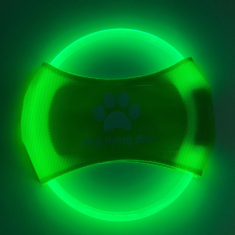 Dog Flying Discs Light Glowing