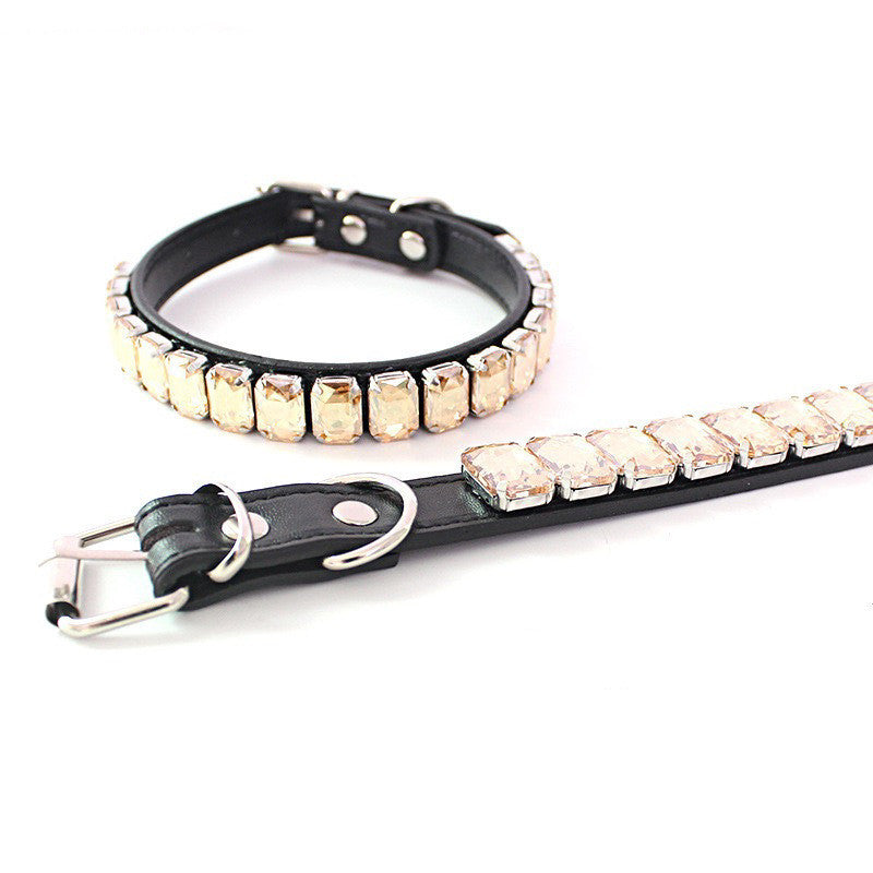 Diamond pet collar