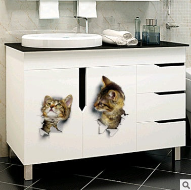 cute cat wall stickers