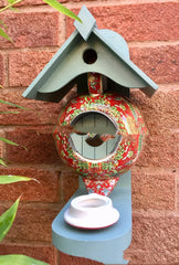 Bird feeding house