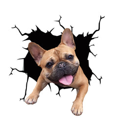 Animal Wall Stickers All Kinds Of Puppy Creative Hole Car Window Electrostatic