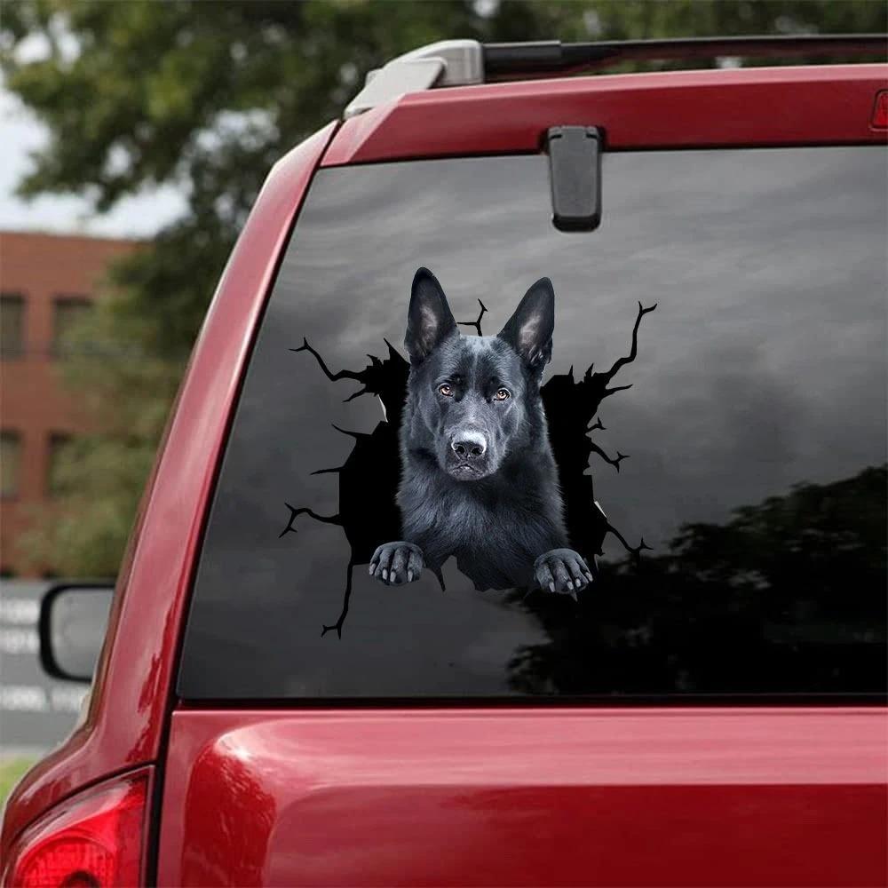 Animal Wall Stickers All Kinds Of Puppy Creative Hole Car Window Electrostatic