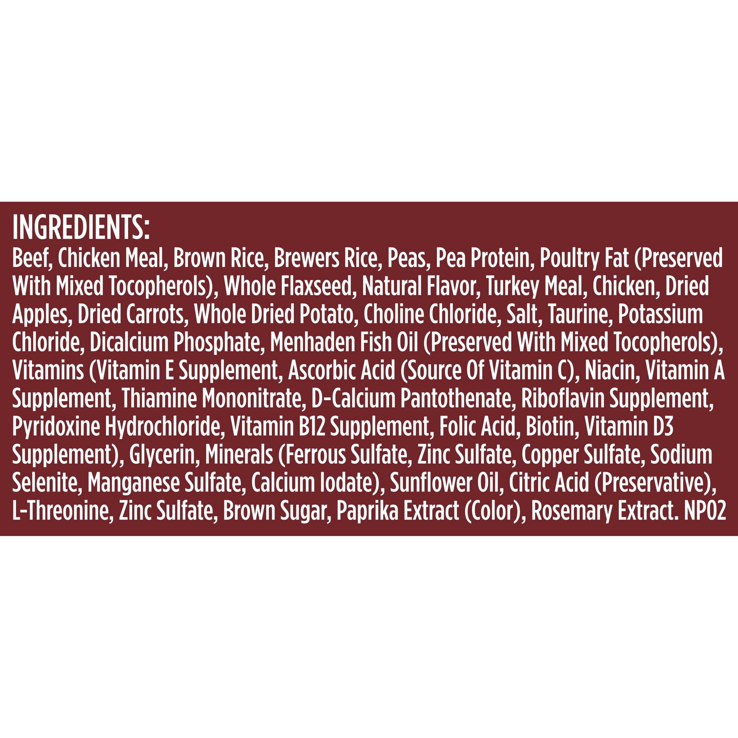 Rachael Ray Nutrish Dish Premium Dry Dog Food, Beef & Brown Rice Recipe with Veggies, Fruit & Chicken, 11.5 Pound Bag