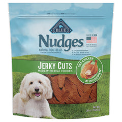 Blue Buffalo Nudges Jerky Cuts Natural Dog Treats, Chicken, 36oz