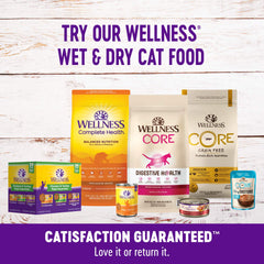 Wellness Crunchy Kittles Cat Treat Variety Pack: Grain-Free, Made with Natural Ingredients and Real Protein (Chicken, Salmon, Tuna Varieties)