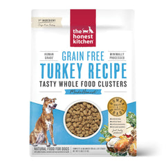 The Honest Kitchen Whole Food Clusters Human Grade Dry Dog Food - Grain Free Turkey 5 lbs