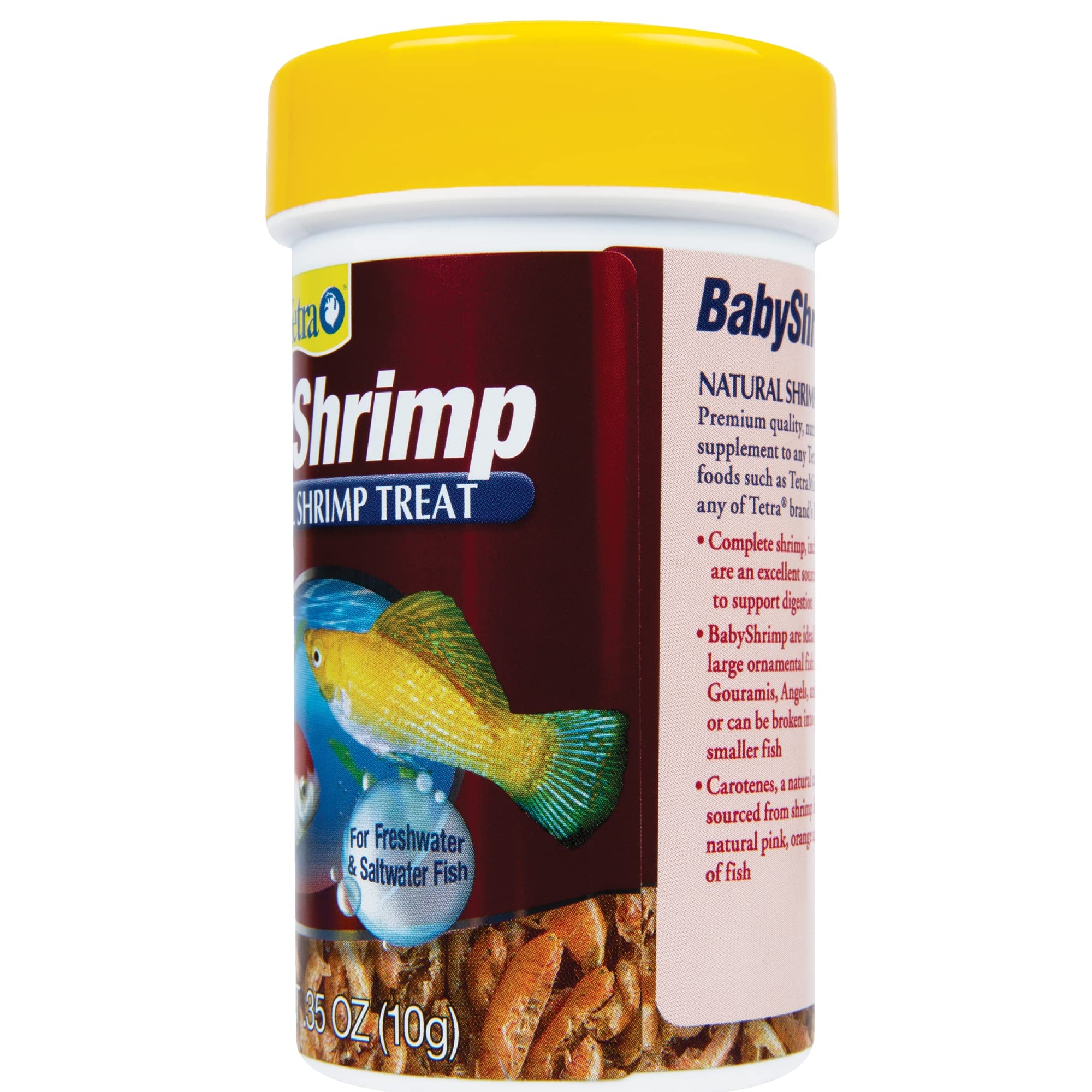 Tetra BabyShrimp 0.35 Ounce, Natural Shrimp Treat For Aquarium Fish (033197)