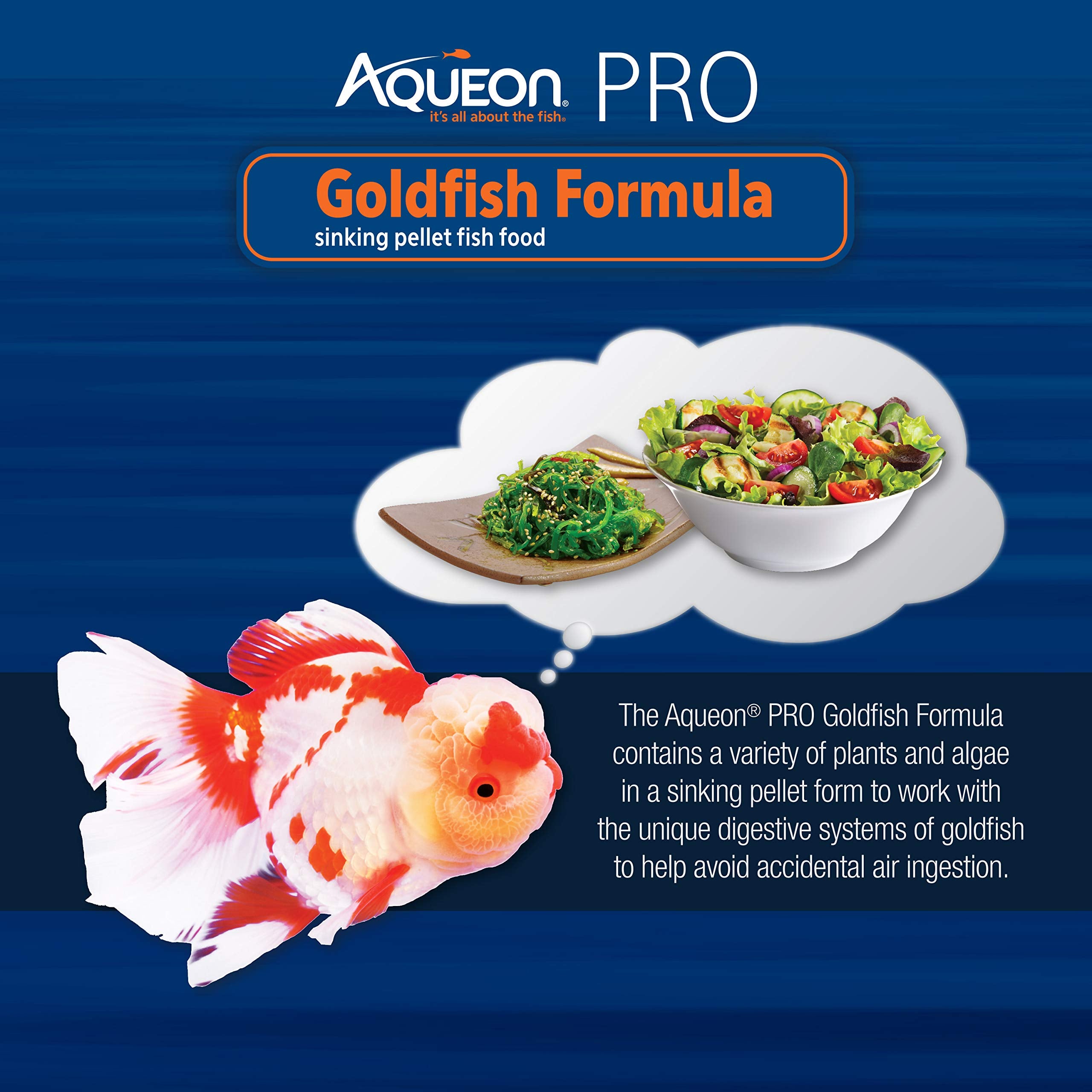 Aqueon PRO Pellet Fish Food Goldfish Formula 5 oz