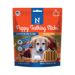 N-Bone Puppy Teething Sticks Harvest Edition Pumpkin Flavor, 3.74-oz Bag